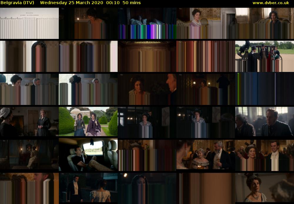 Belgravia (ITV) Wednesday 25 March 2020 00:10 - 01:00