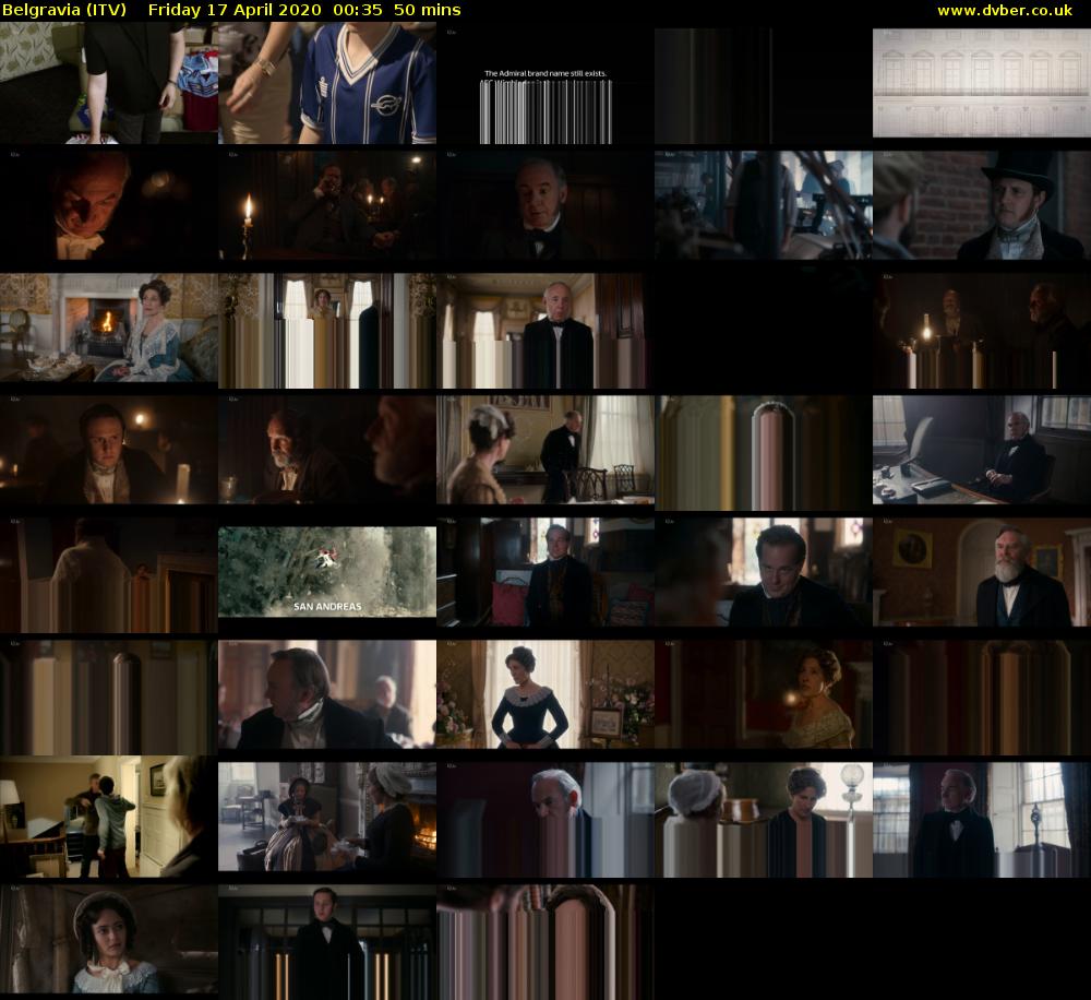 Belgravia (ITV) Friday 17 April 2020 00:35 - 01:25