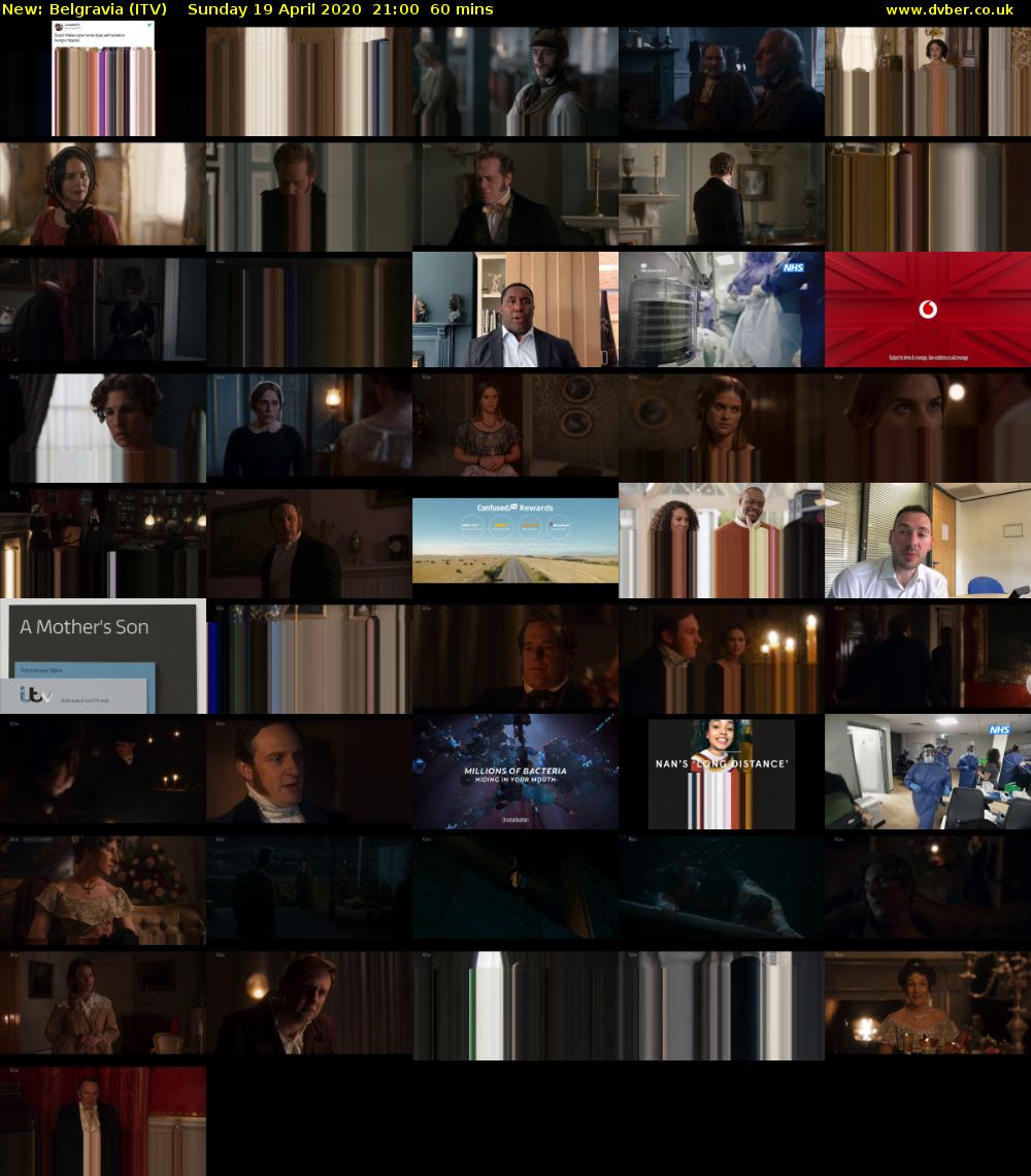 Belgravia (ITV) Sunday 19 April 2020 21:00 - 22:00