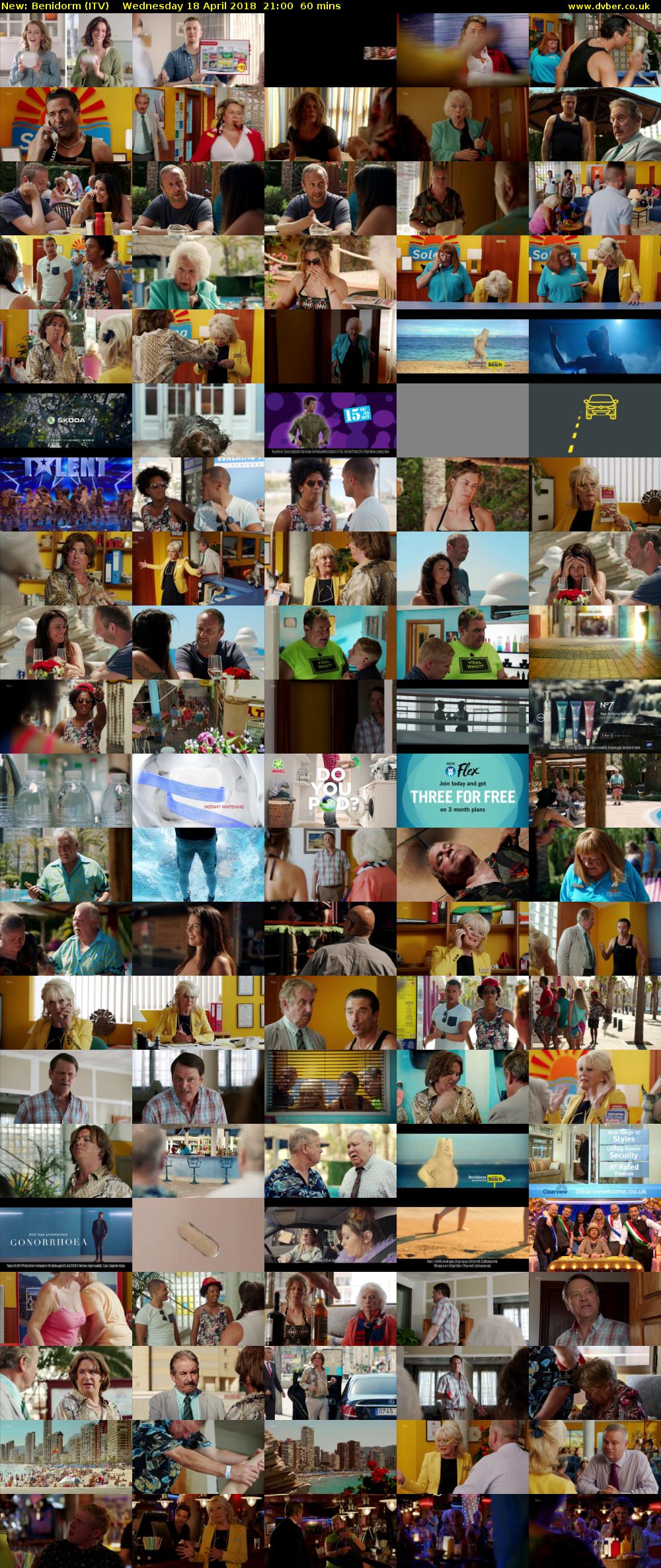 Benidorm (ITV) Wednesday 18 April 2018 21:00 - 22:00