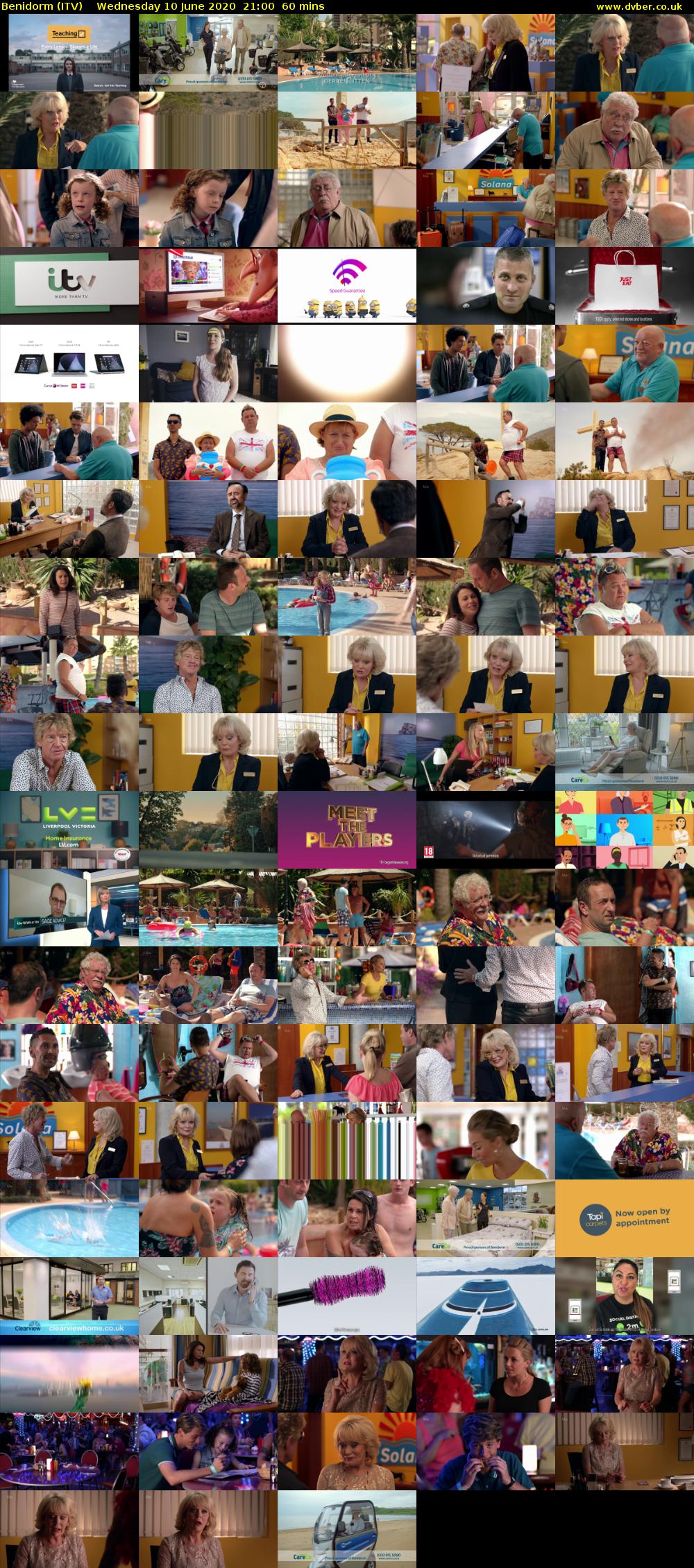 Benidorm (ITV) Wednesday 10 June 2020 21:00 - 22:00