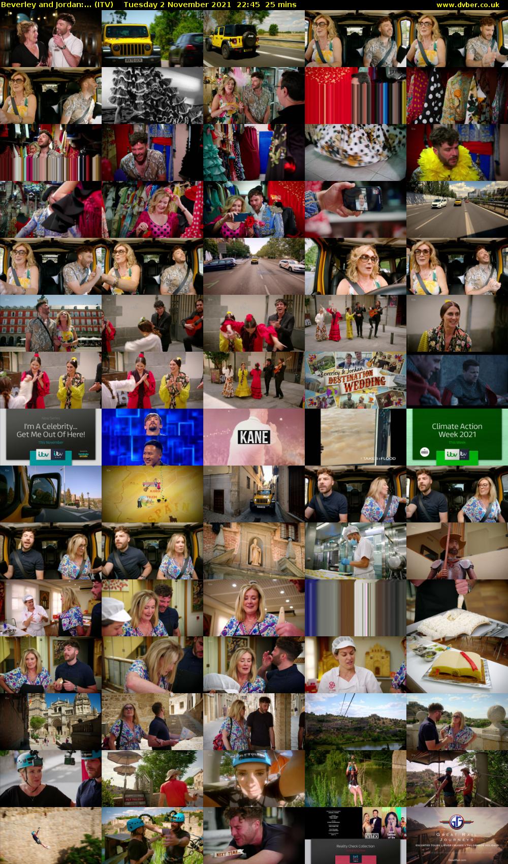 Beverley and Jordan:... (ITV) Tuesday 2 November 2021 22:45 - 23:10