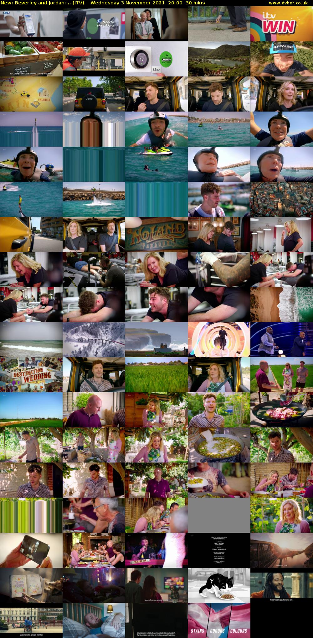Beverley and Jordan:... (ITV) Wednesday 3 November 2021 20:00 - 20:30
