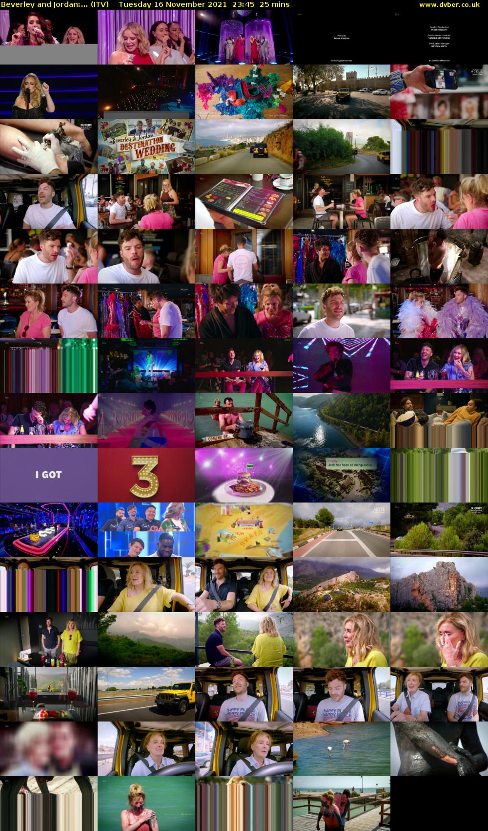 Beverley and Jordan:... (ITV) Tuesday 16 November 2021 23:45 - 00:10