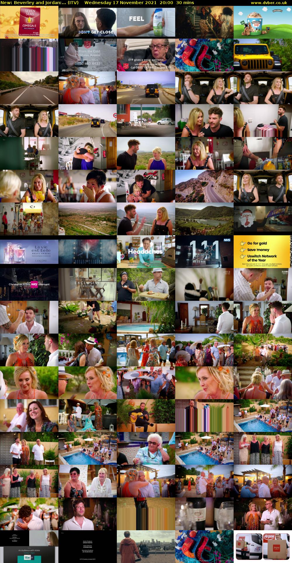 Beverley and Jordan:... (ITV) Wednesday 17 November 2021 20:00 - 20:30