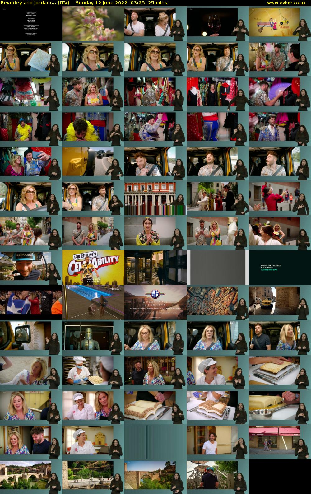 Beverley and Jordan:... (ITV) Sunday 12 June 2022 03:25 - 03:50