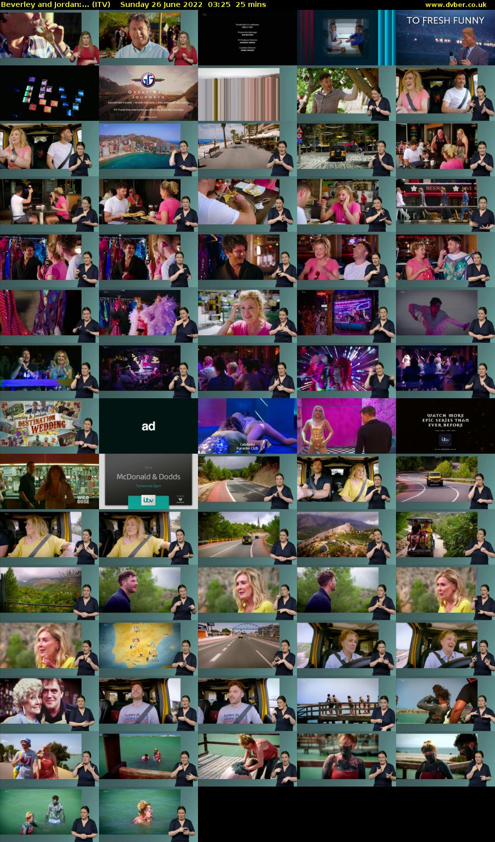 Beverley and Jordan:... (ITV) Sunday 26 June 2022 03:25 - 03:50