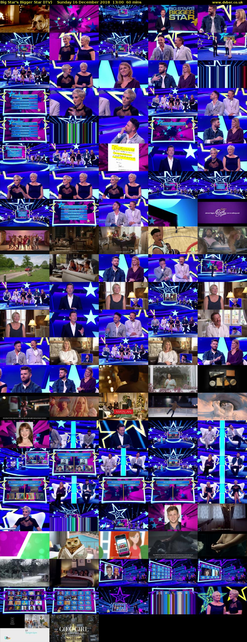 Big Star's Bigger Star (ITV) Sunday 16 December 2018 13:00 - 14:00