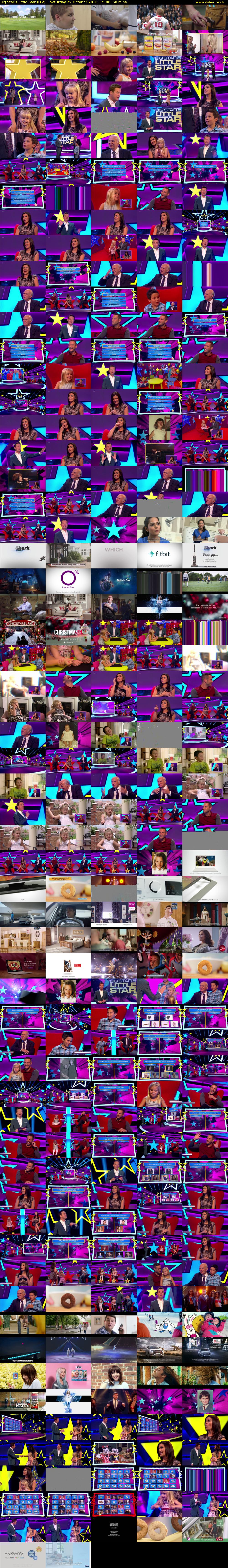 Big Star's Little Star (ITV) Saturday 29 October 2016 15:00 - 16:00