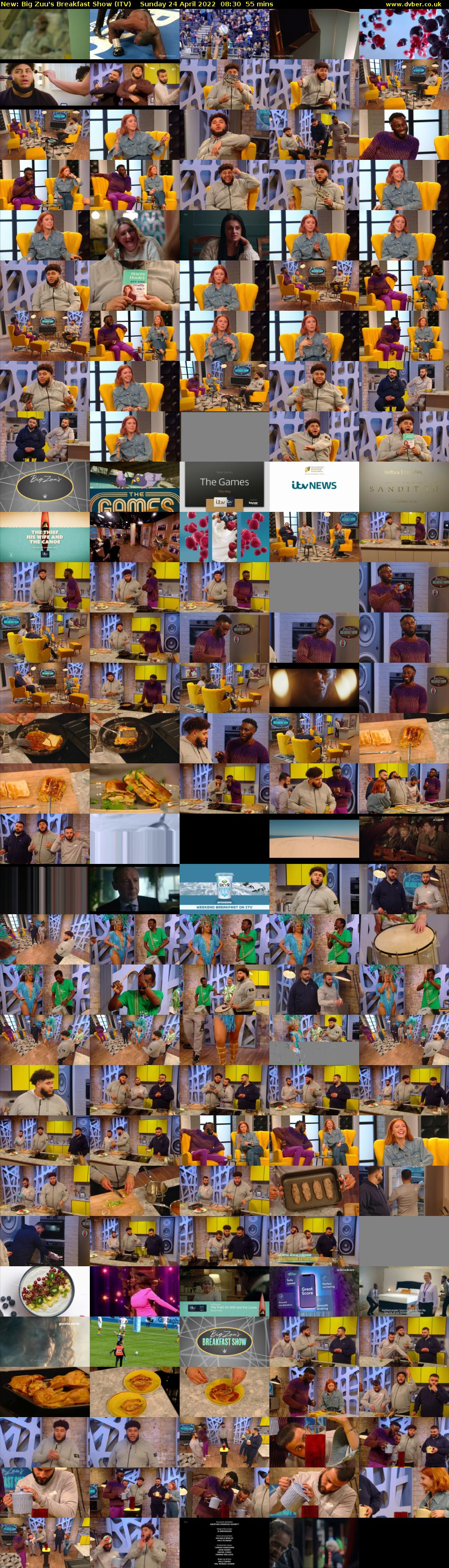 Big Zuu's Breakfast Show (ITV) Sunday 24 April 2022 08:30 - 09:25