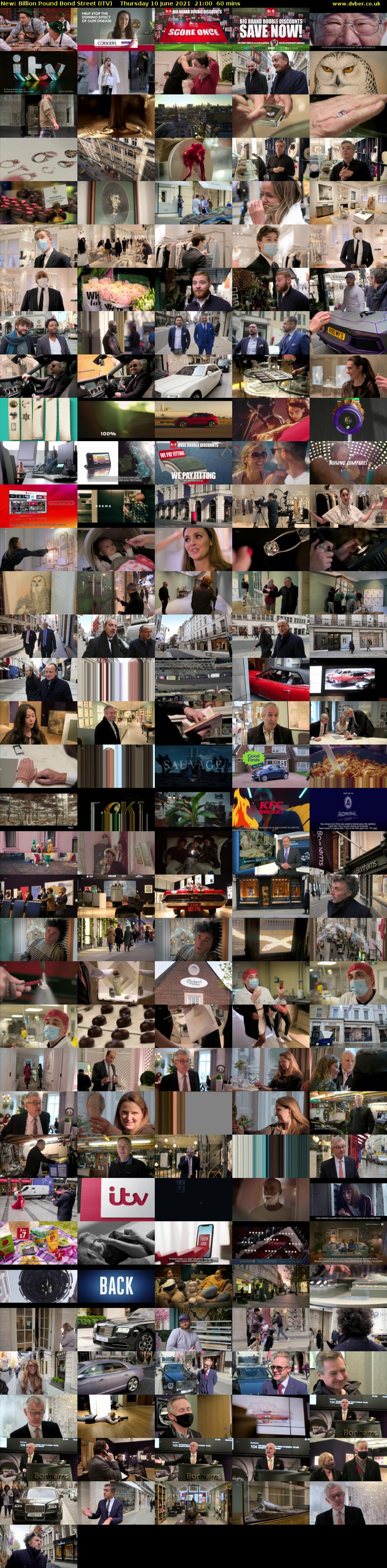 Billion Pound Bond Street (ITV) Thursday 10 June 2021 21:00 - 22:00