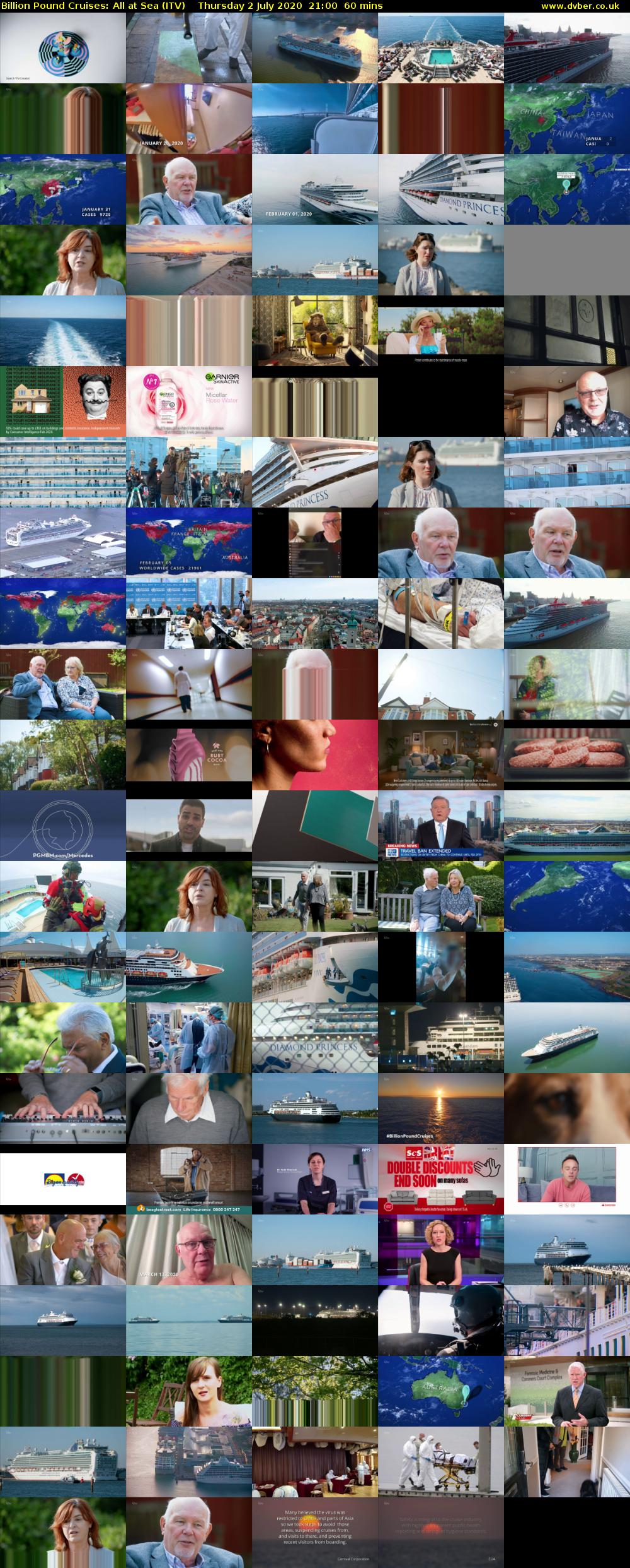 Billion Pound Cruises: All at Sea (ITV) Thursday 2 July 2020 21:00 - 22:00