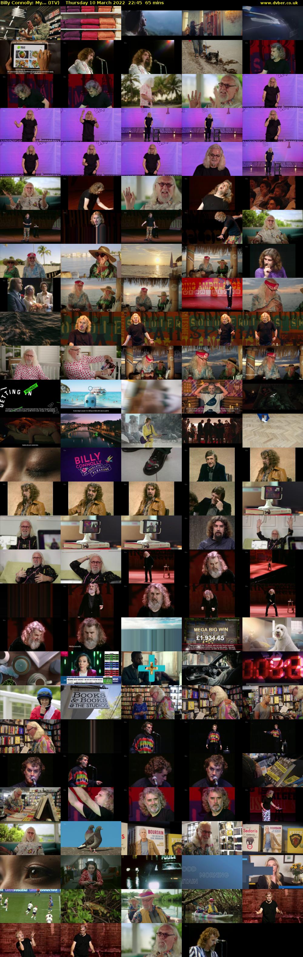 Billy Connolly: My... (ITV) Thursday 10 March 2022 22:45 - 23:50
