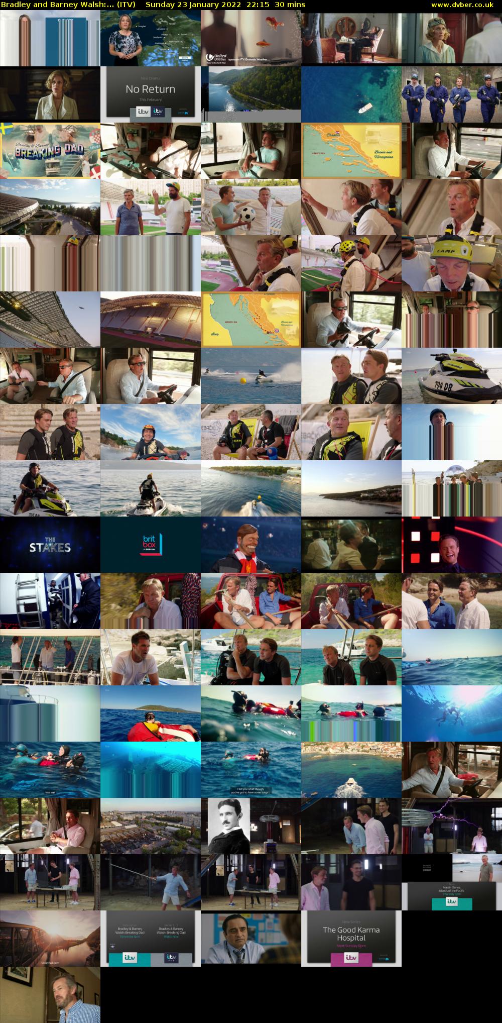 Bradley and Barney Walsh:... (ITV) Sunday 23 January 2022 22:15 - 22:45