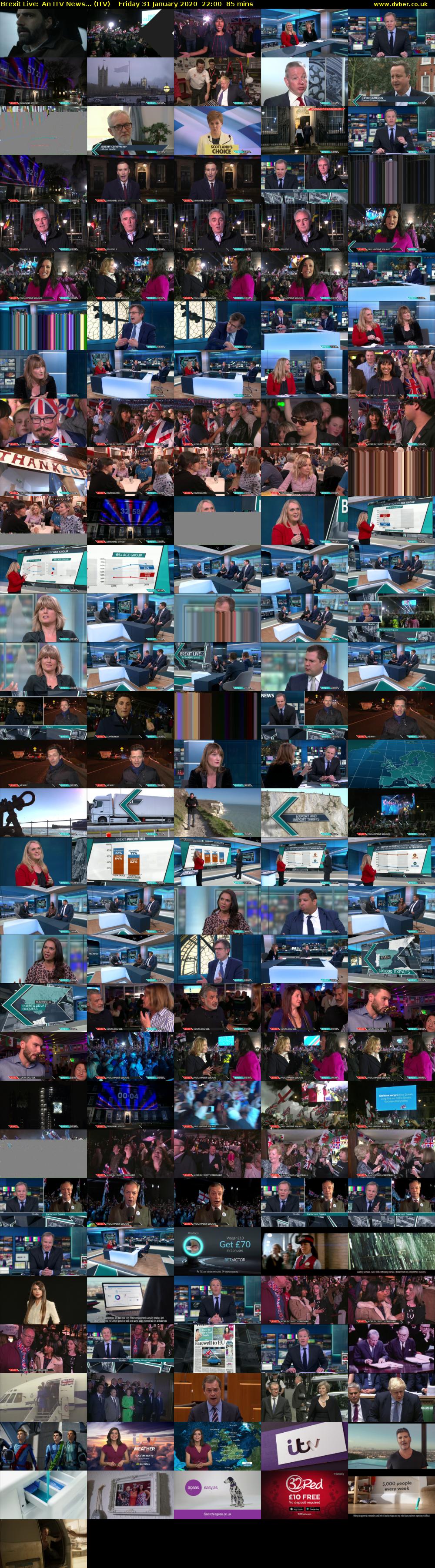 Brexit Live: An ITV News... (ITV) Friday 31 January 2020 22:00 - 23:25