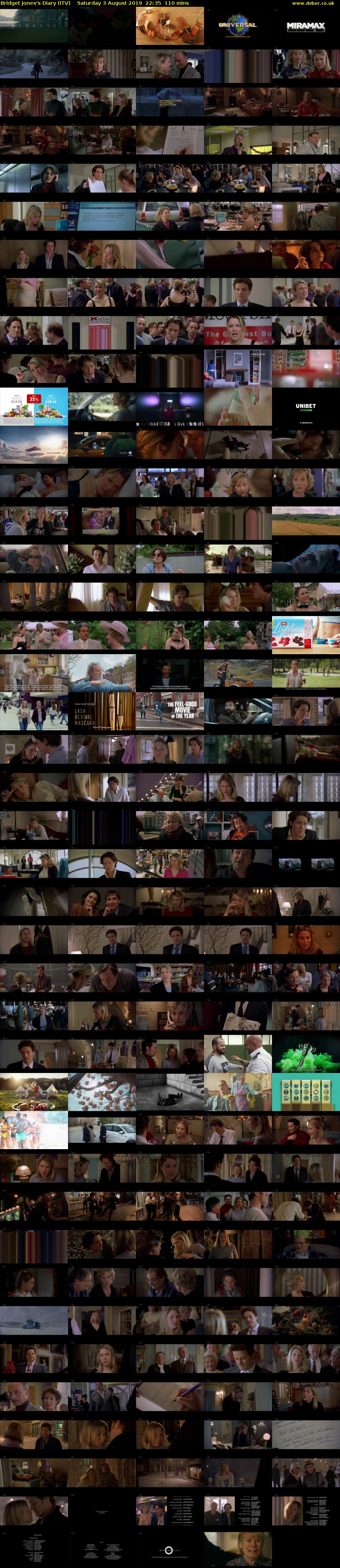 Bridget Jones's Diary (ITV) Saturday 3 August 2019 22:35 - 00:25