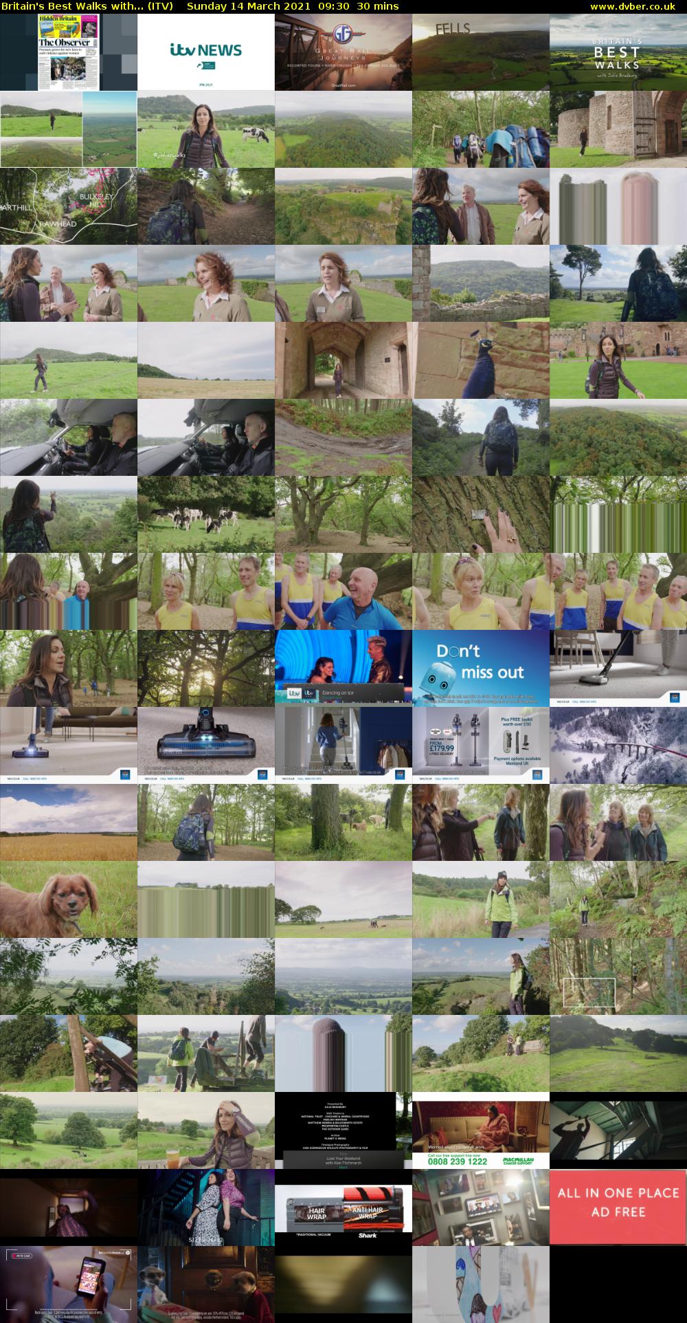 Britain's Best Walks with... (ITV) Sunday 14 March 2021 09:30 - 10:00