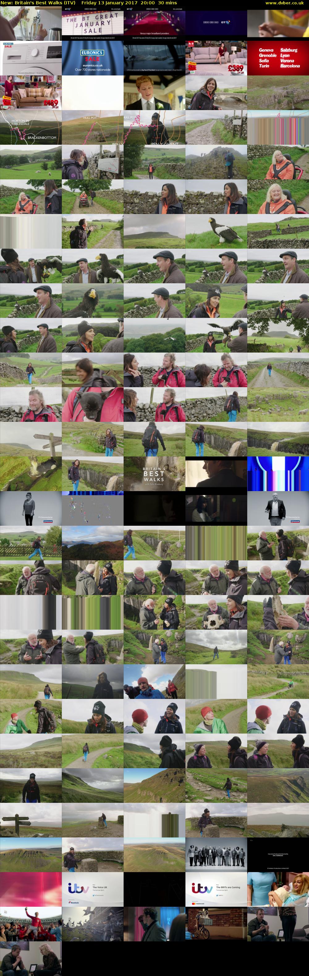 Britain's Best Walks (ITV) Friday 13 January 2017 20:00 - 20:30