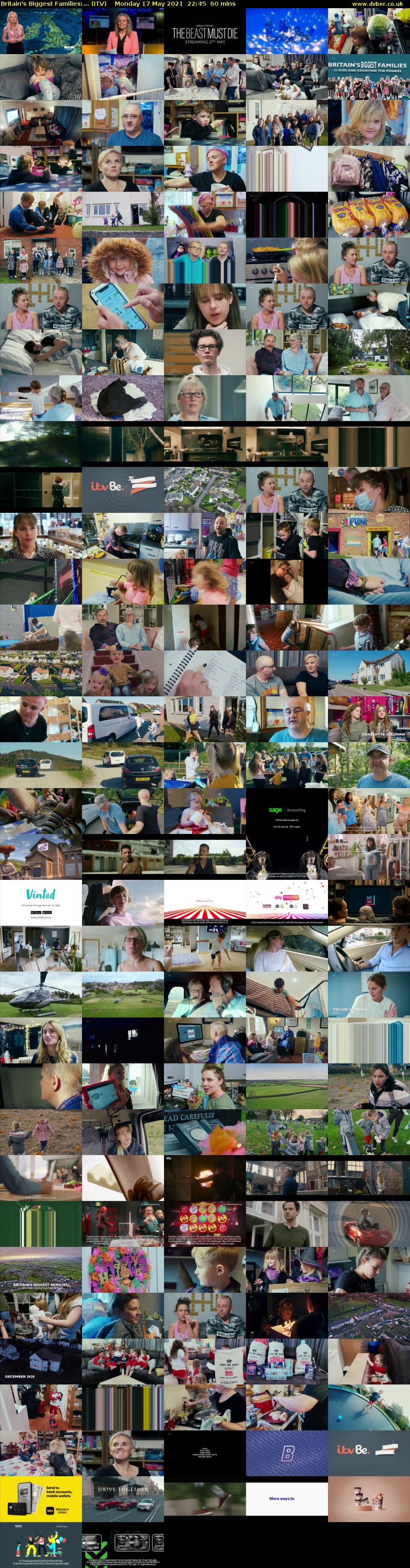 Britain's Biggest Families:... (ITV) Monday 17 May 2021 22:45 - 23:45