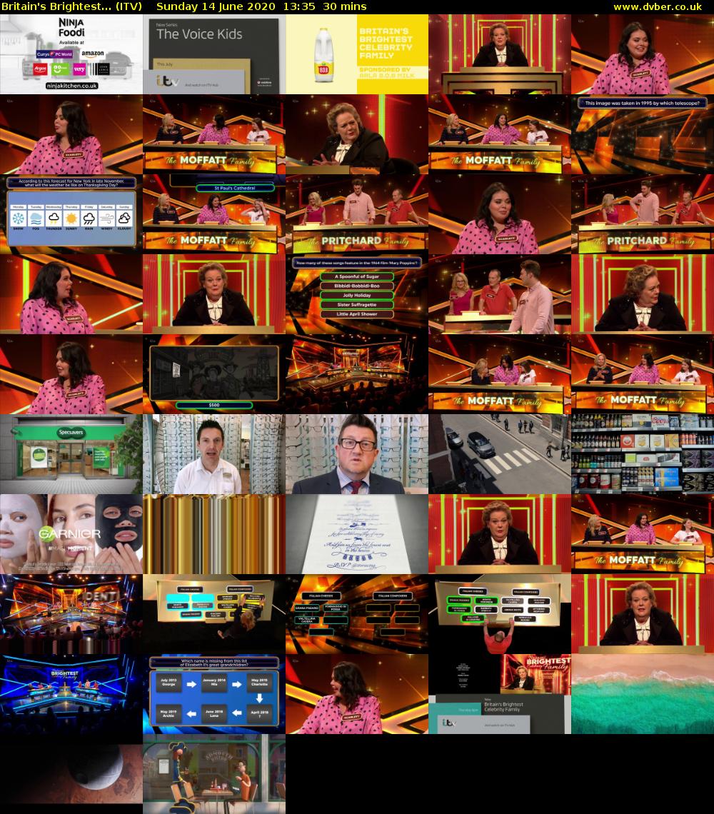 Britain's Brightest... (ITV) Sunday 14 June 2020 13:35 - 14:05