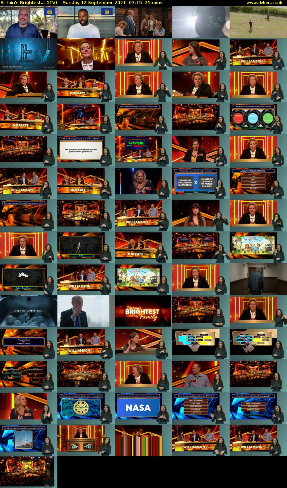 Britain's Brightest... (ITV) Sunday 12 September 2021 03:15 - 03:40