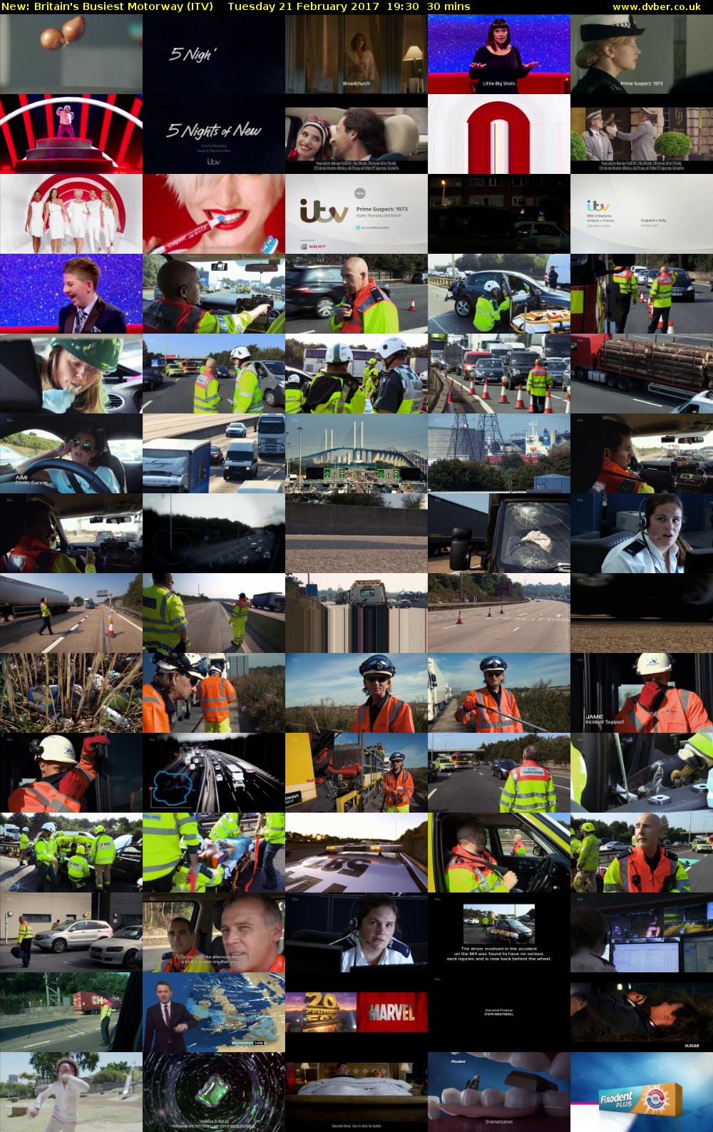 Britain's Busiest Motorway (ITV) Tuesday 21 February 2017 19:30 - 20:00