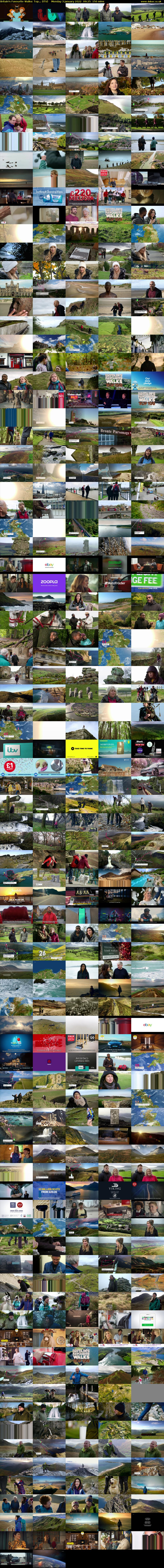 Britain's Favourite Walks: Top... (ITV) Monday 3 January 2022 09:25 - 11:55