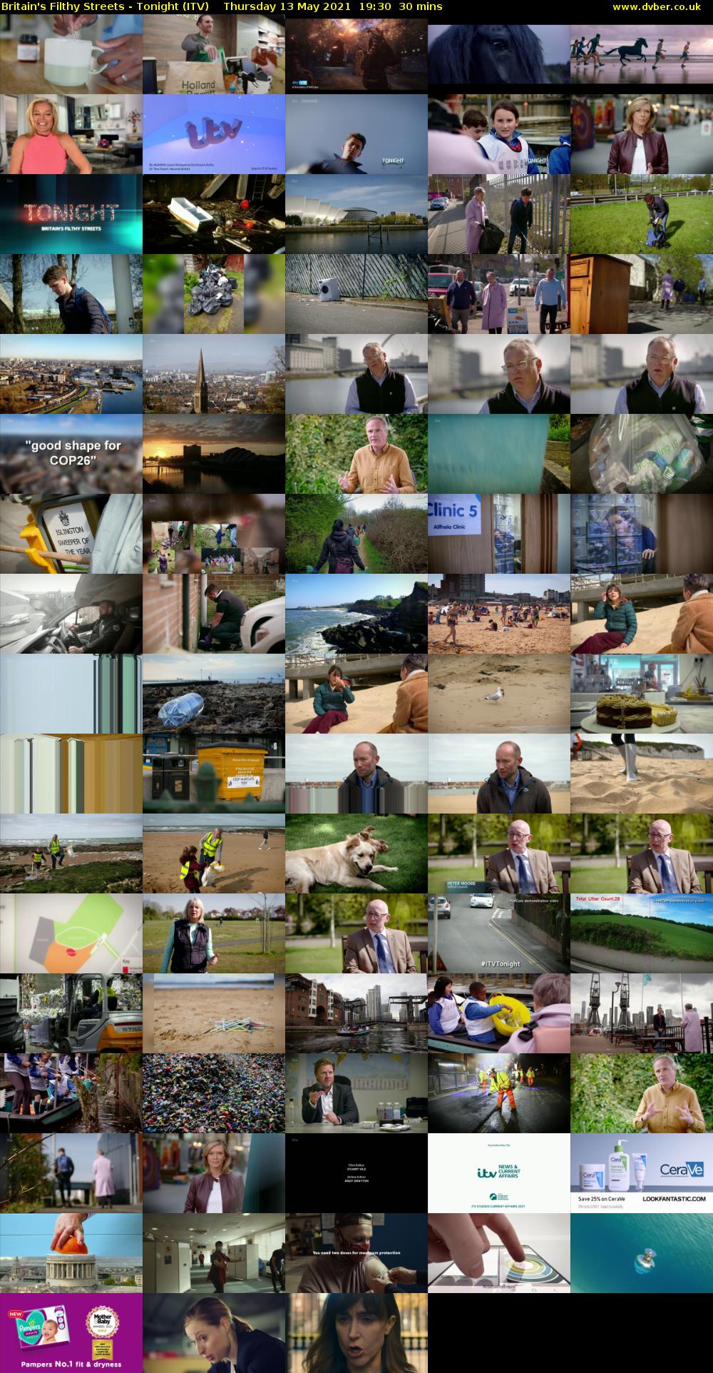 Britain's Filthy Streets - Tonight (ITV) Thursday 13 May 2021 19:30 - 20:00