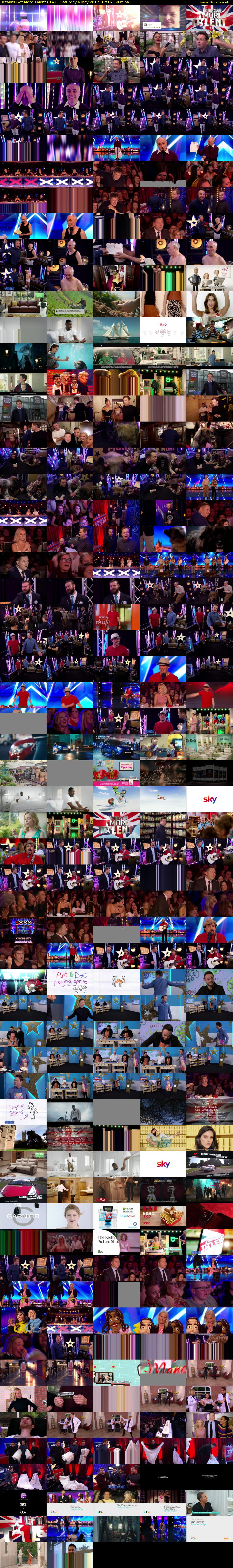Britain's Got More Talent (ITV) Saturday 6 May 2017 17:15 - 18:15