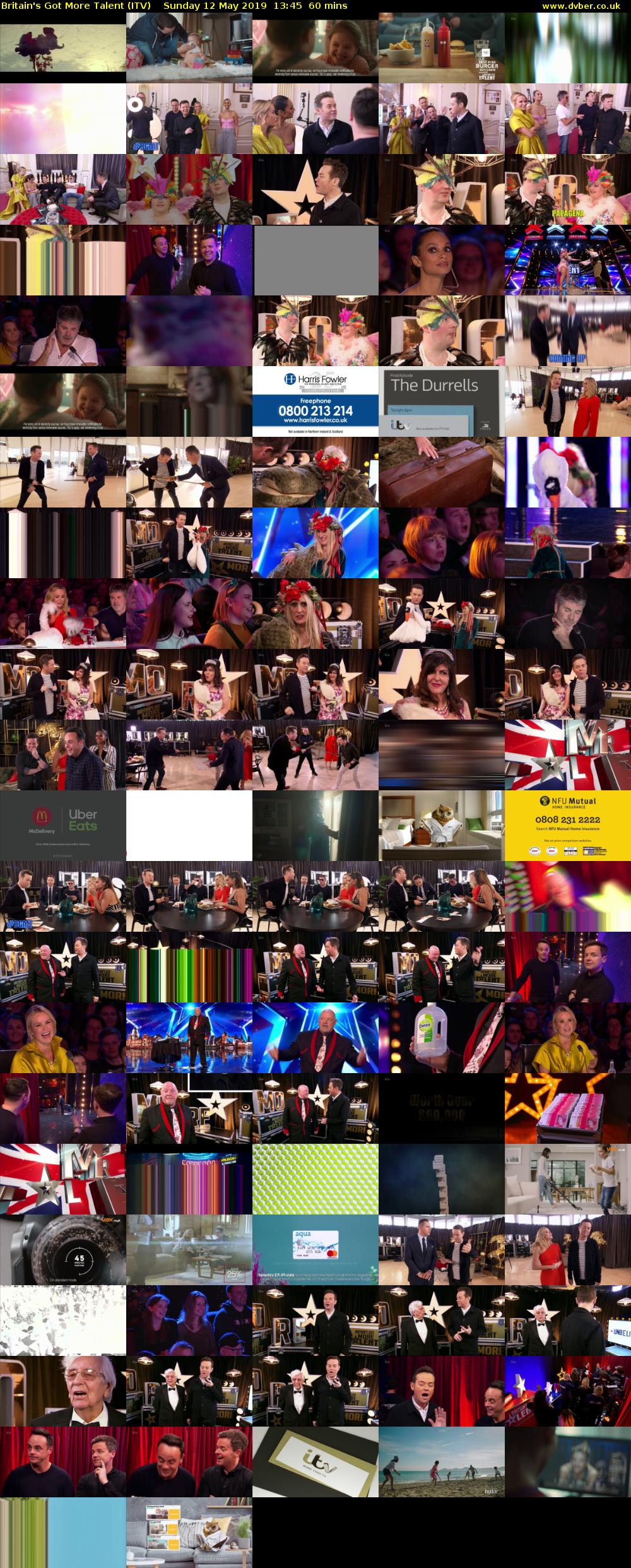 Britain's Got More Talent (ITV) Sunday 12 May 2019 13:45 - 14:45