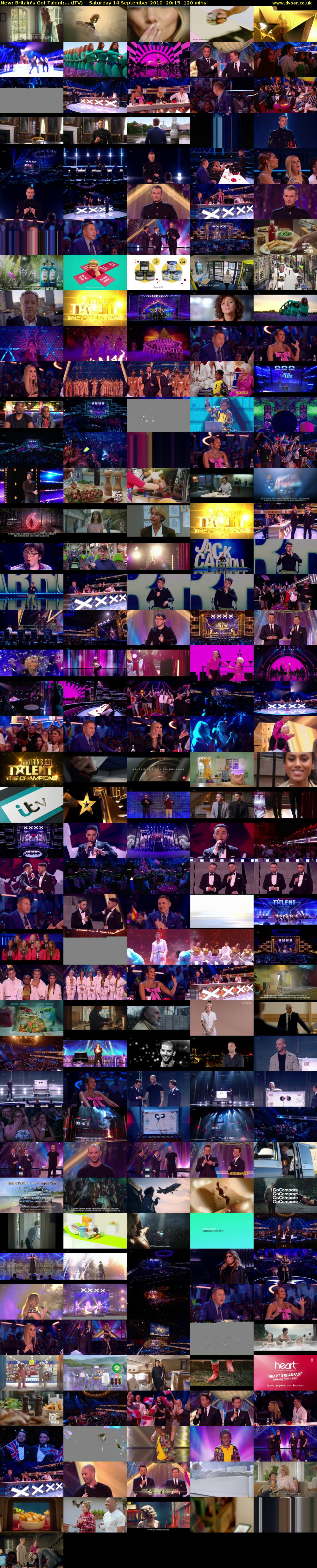 Britain's Got Talent:... (ITV) Saturday 14 September 2019 20:15 - 22:15
