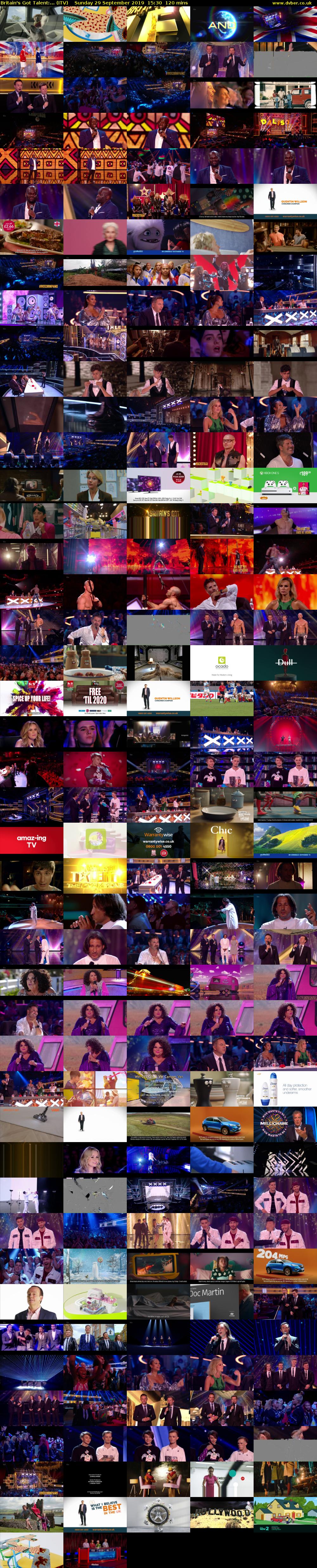 Britain's Got Talent:... (ITV) Sunday 29 September 2019 15:30 - 17:30