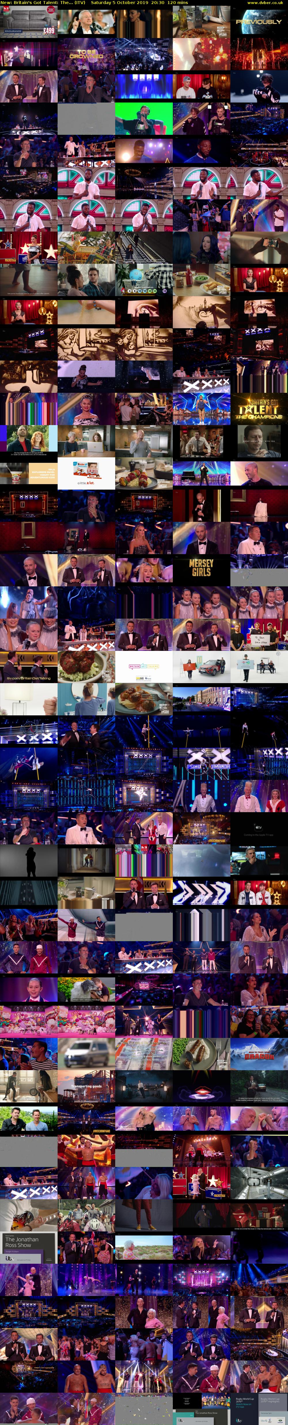 Britain's Got Talent: The... (ITV) Saturday 5 October 2019 20:30 - 22:30