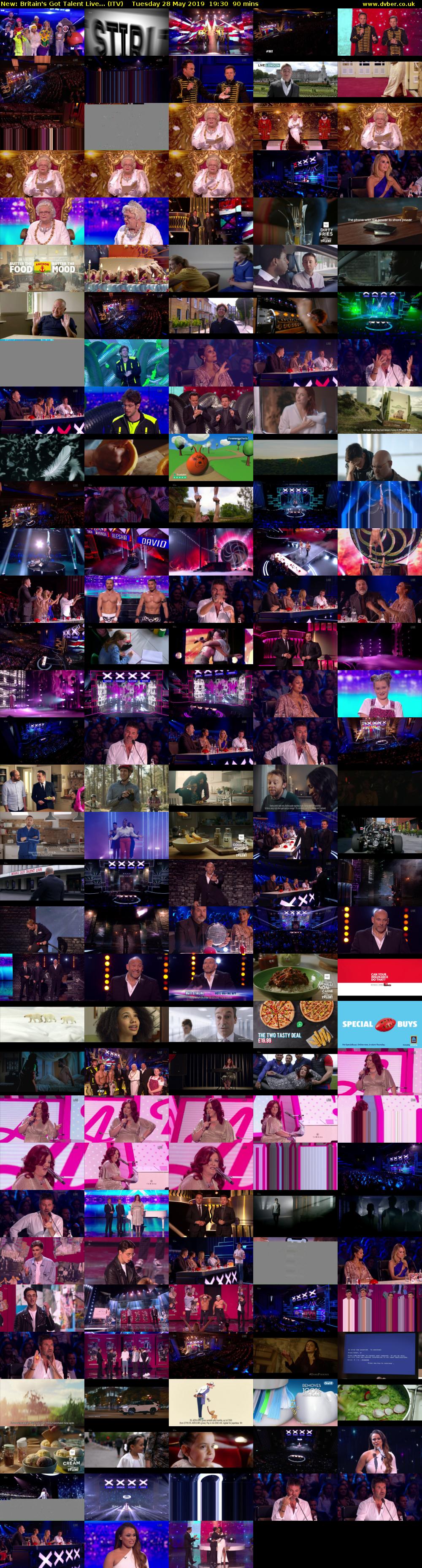Britain's Got Talent Live... (ITV) Tuesday 28 May 2019 19:30 - 21:00
