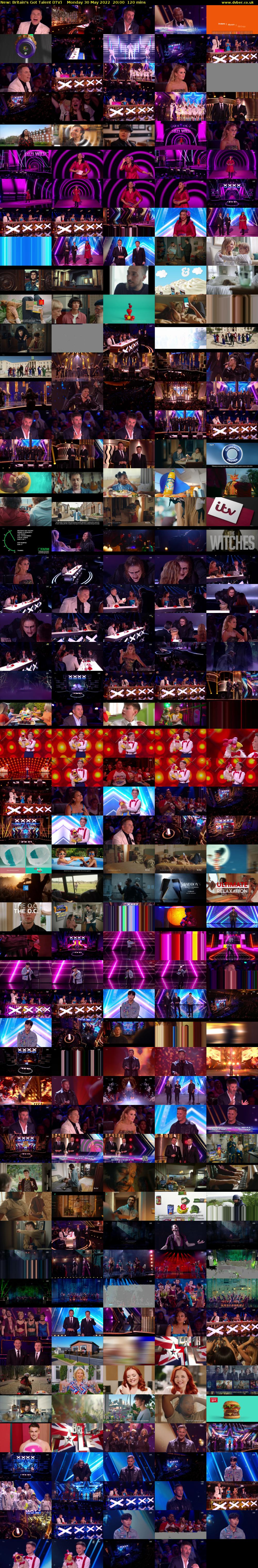 Britain's Got Talent (ITV) Monday 30 May 2022 20:00 - 22:00