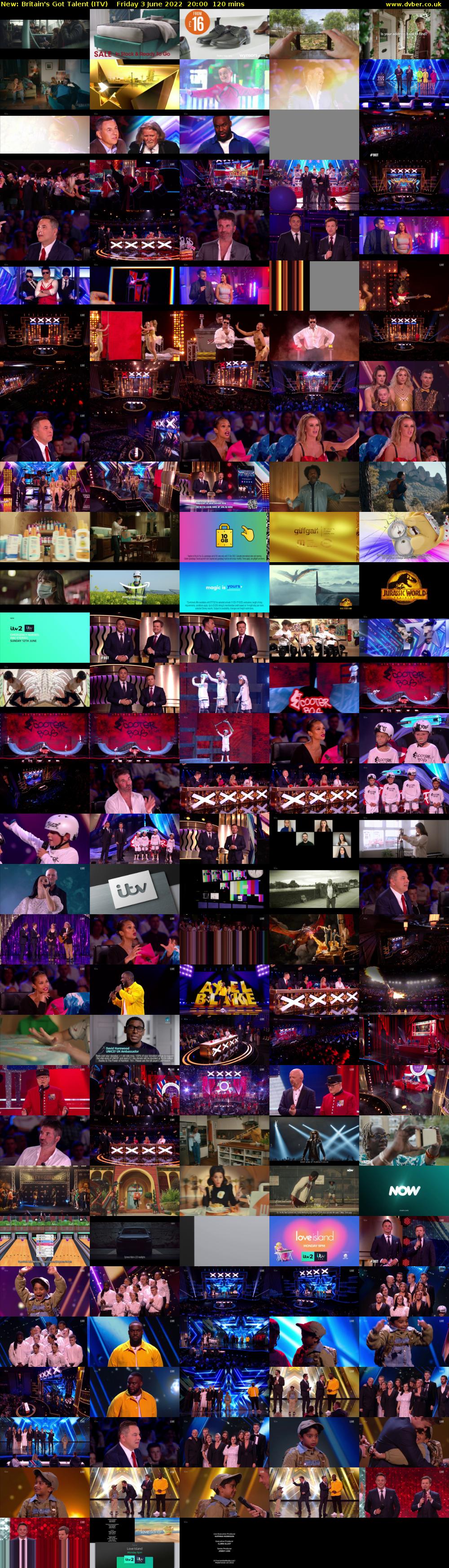 Britain's Got Talent (ITV) Friday 3 June 2022 20:00 - 22:00