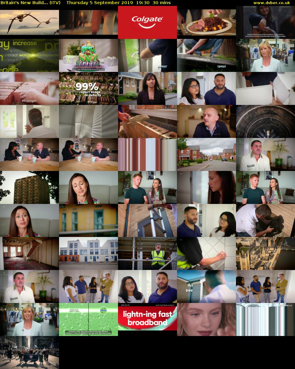 Britain's New Build... (ITV) Thursday 5 September 2019 19:30 - 20:00
