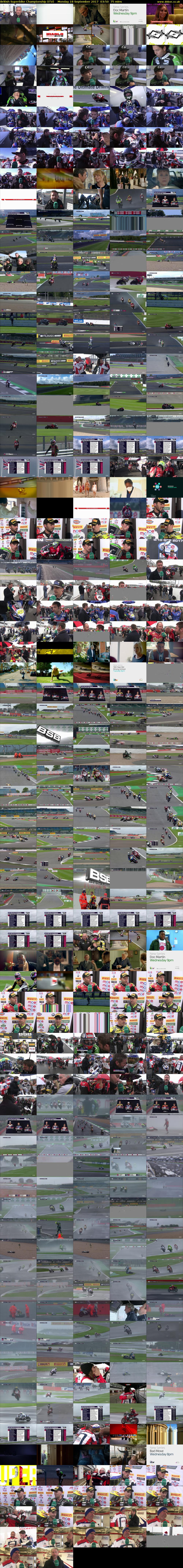British Superbike Championship (ITV) Monday 18 September 2017 03:50 - 05:05