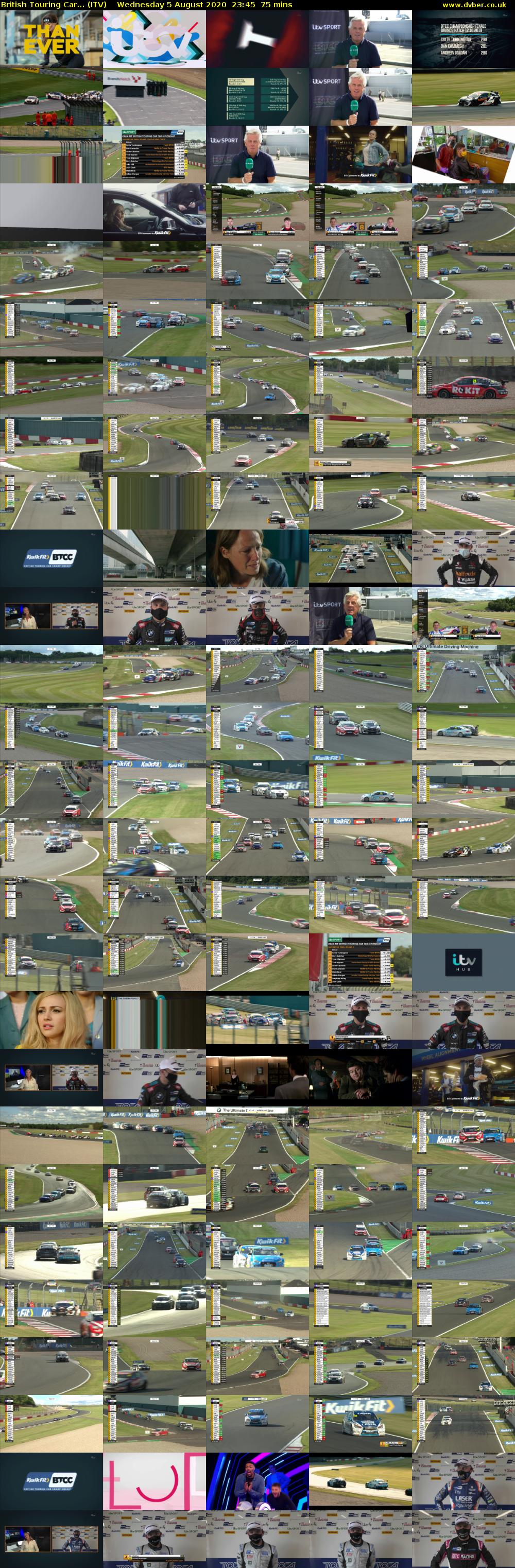 British Touring Car... (ITV) Wednesday 5 August 2020 23:45 - 01:00