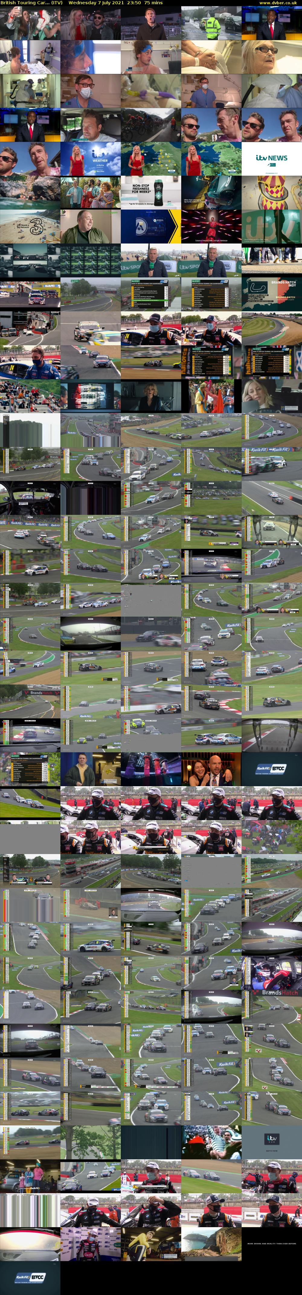 British Touring Car... (ITV) Wednesday 7 July 2021 23:50 - 01:05