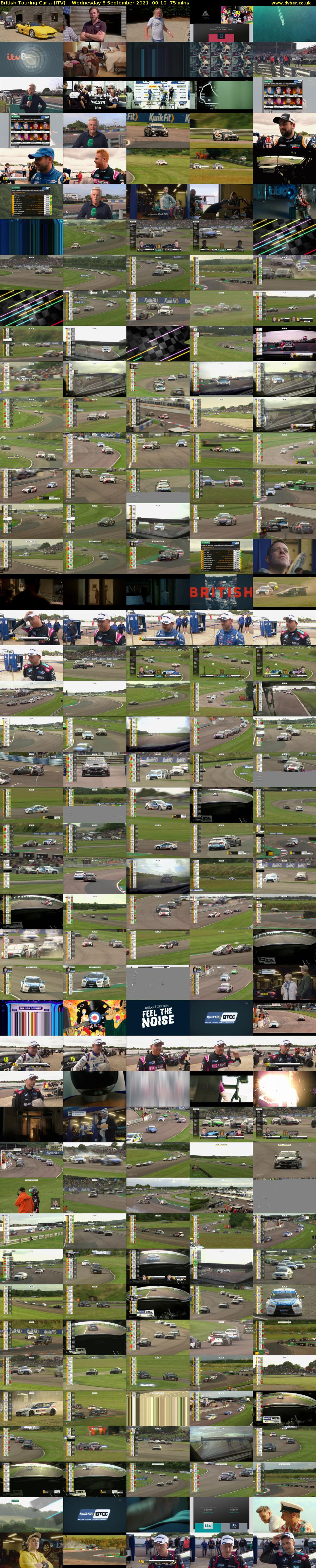 British Touring Car... (ITV) Wednesday 8 September 2021 00:10 - 01:25