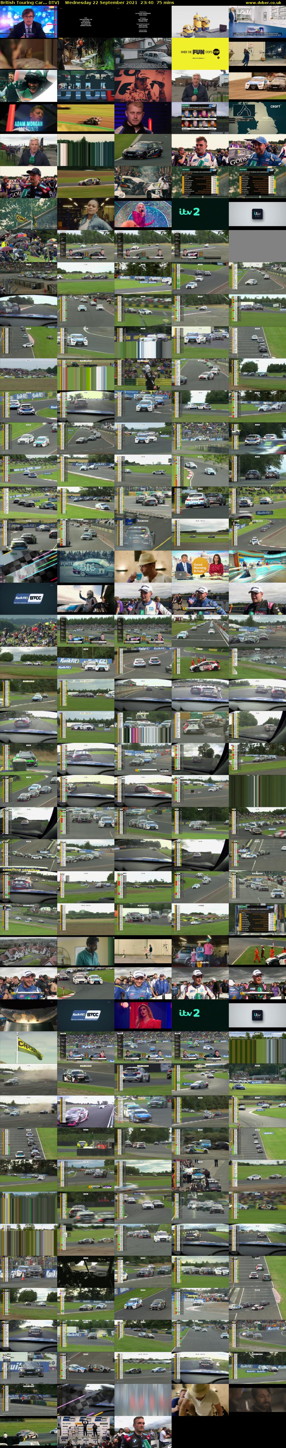 British Touring Car... (ITV) Wednesday 22 September 2021 23:40 - 00:55