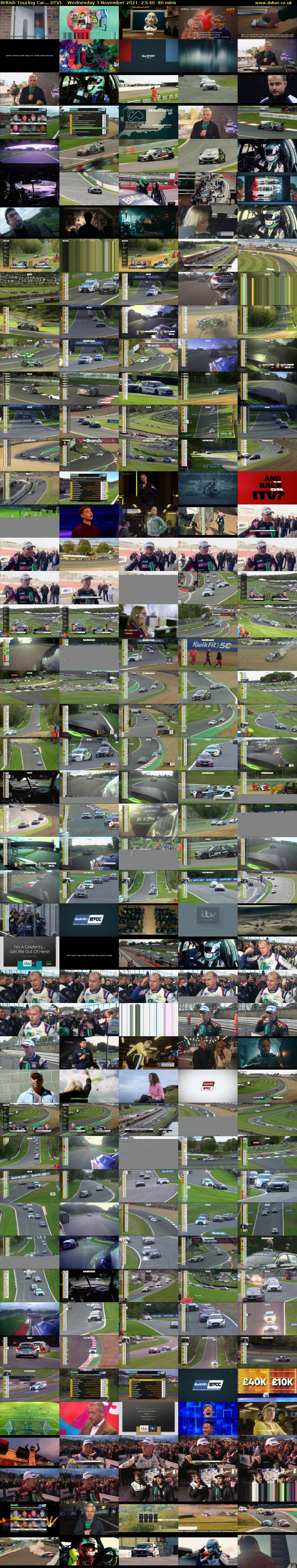 British Touring Car... (ITV) Wednesday 3 November 2021 23:40 - 01:00