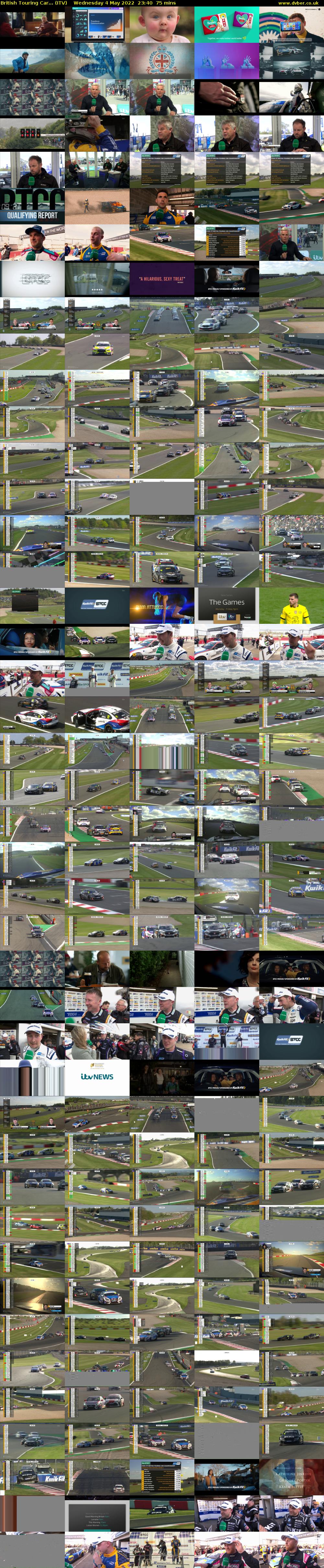 British Touring Car... (ITV) Wednesday 4 May 2022 23:40 - 00:55