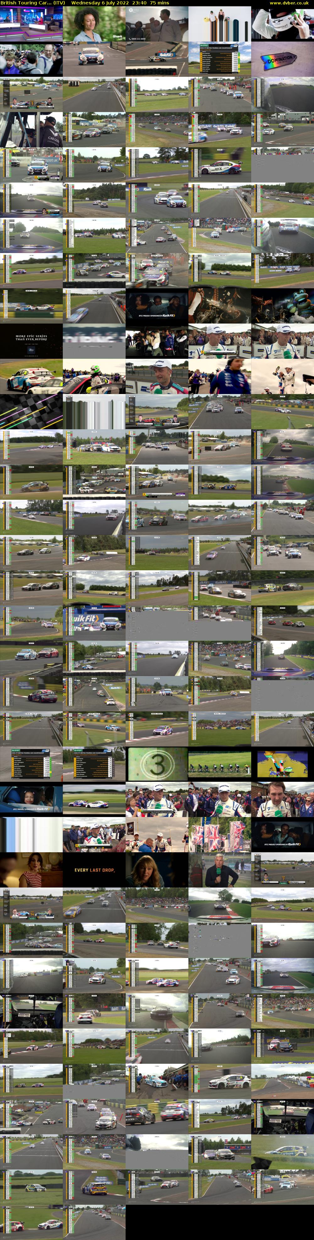British Touring Car... (ITV) Wednesday 6 July 2022 23:40 - 00:55