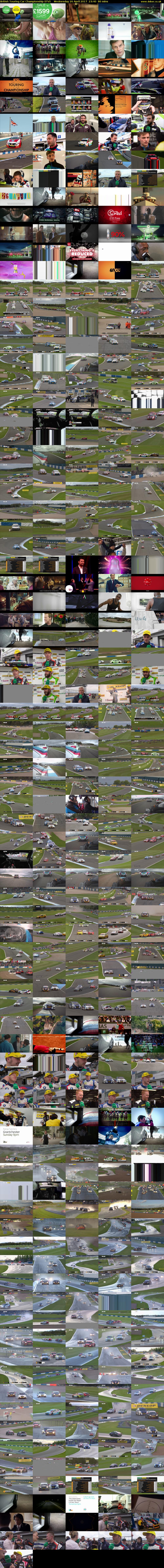 British Touring Car Championship (ITV) Wednesday 26 April 2017 23:40 - 01:00