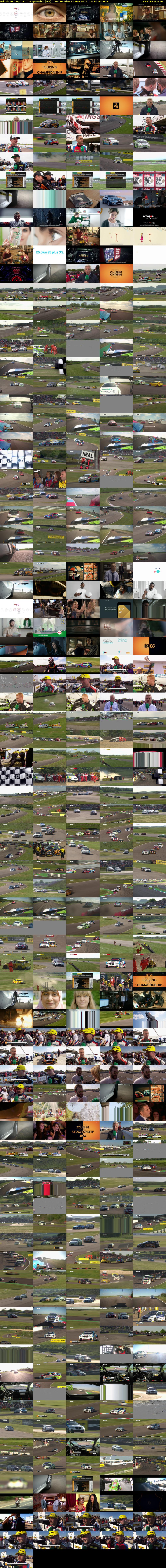 British Touring Car Championship (ITV) Wednesday 17 May 2017 23:30 - 00:50