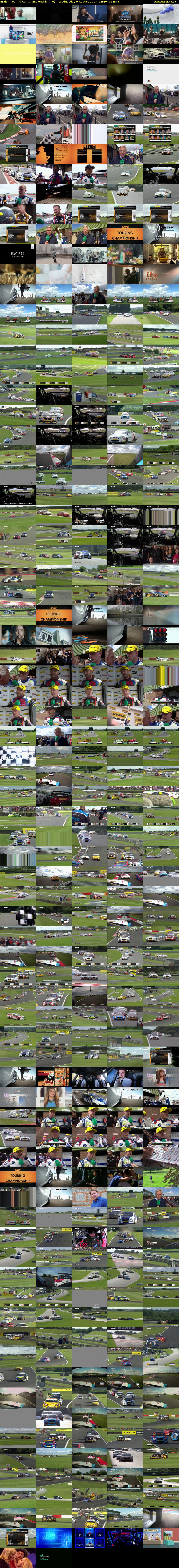 British Touring Car Championship (ITV) Wednesday 9 August 2017 23:40 - 00:55
