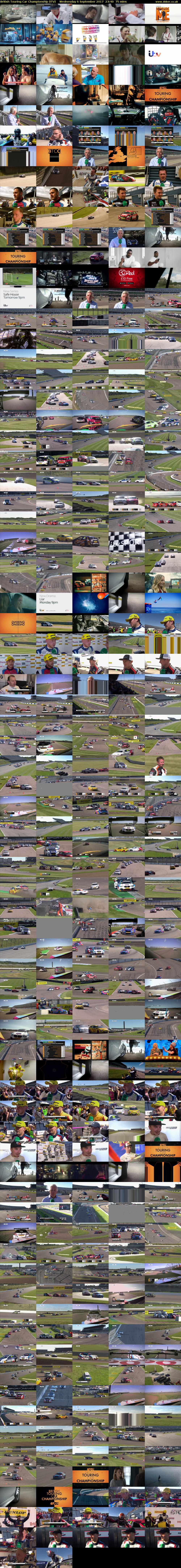 British Touring Car Championship (ITV) Wednesday 6 September 2017 23:40 - 00:55
