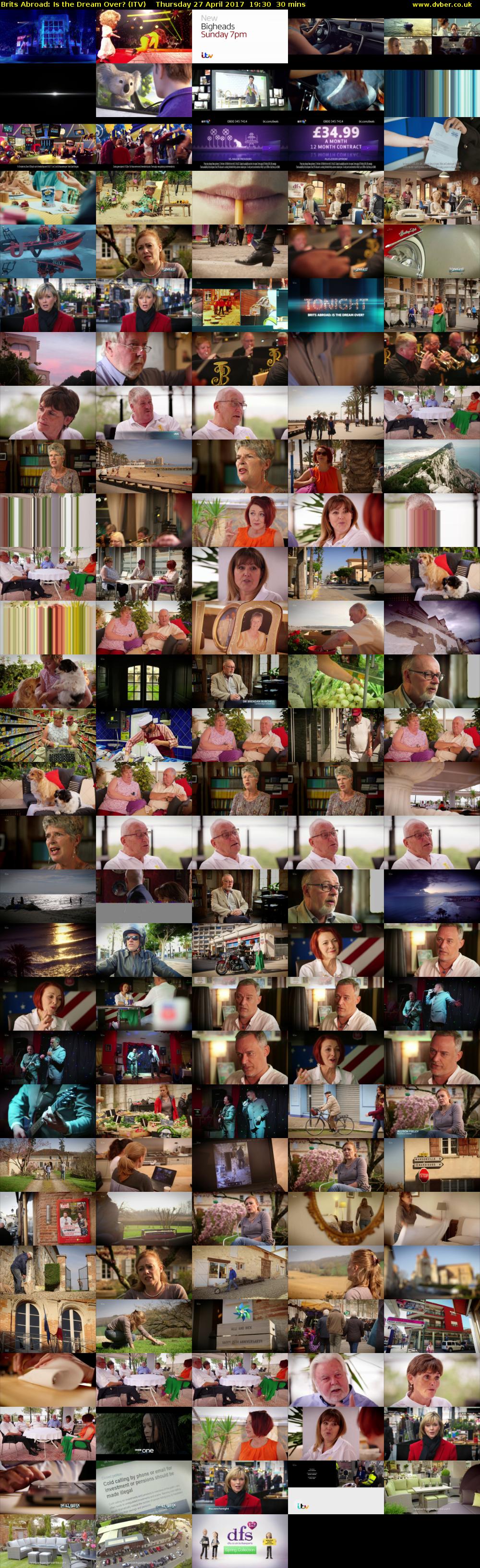Brits Abroad: Is the Dream Over? (ITV) Thursday 27 April 2017 19:30 - 20:00